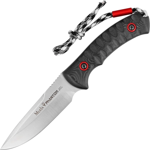 Muela Phantom universal knife 12 cm with micarta and leather sheath