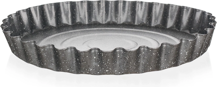 Fluted Pie/Tart Pan Granite 28.5 cm with Non-Stick Surface