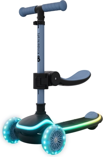 2-in-1: ride-on with seat and scooter