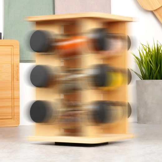 Pasukamas dizainas greitam prieskonių pasirinkimui