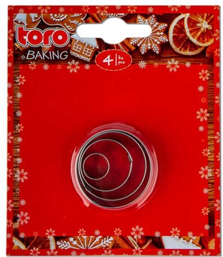 TORO Cookie Cutters – Circles, Set of 4