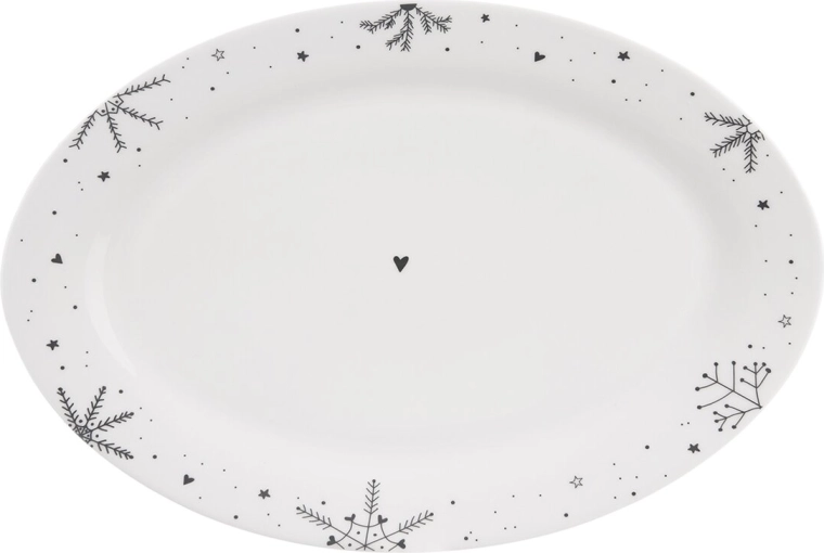 Serving platter “Snowflake” insert 35 × 23.7 cm