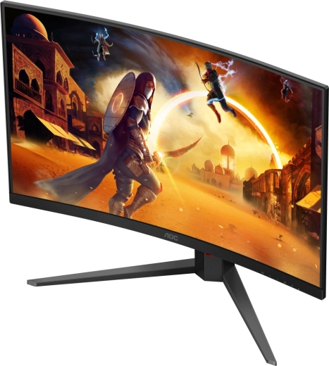 Curved 31.5" screen for greater immersion