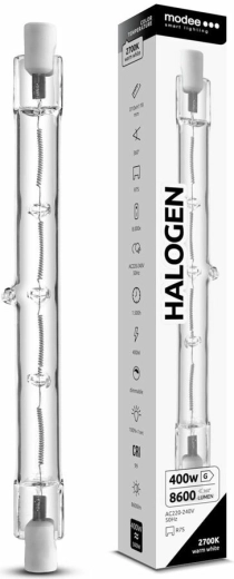 Modee halogeninė lemputė R7S 118 mm 400 W šiltai balta, reguliuojamo ryškumo