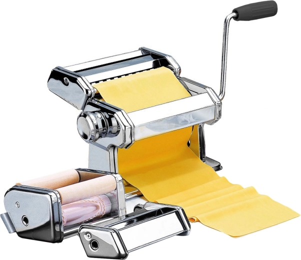 Rolling, cutting and ravioli attachment