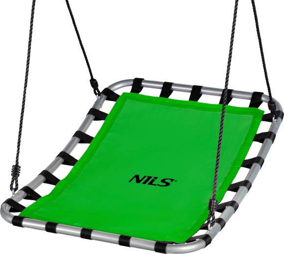 Rectangular stork-nest swing NILS Camp green