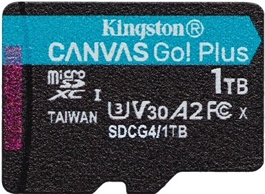 MicroSD Card 1TB Canvas Go! Plus 200MB/s A2 U3 V30