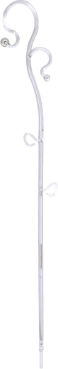 Atrama orchidėjoms DECOR III balta, permatoma 39 cm