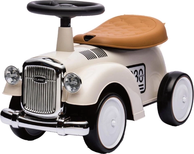 Vaikiška pasispiriama mašinėlė Baby Mix Retro, smėlio spalvos