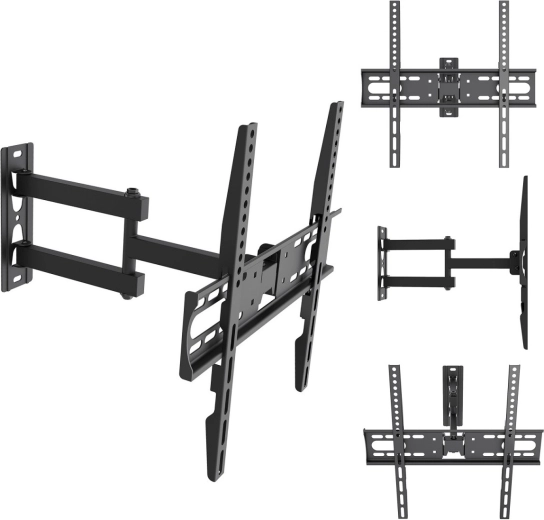 Adjustable distance from the wall for more space and easy access to cables
