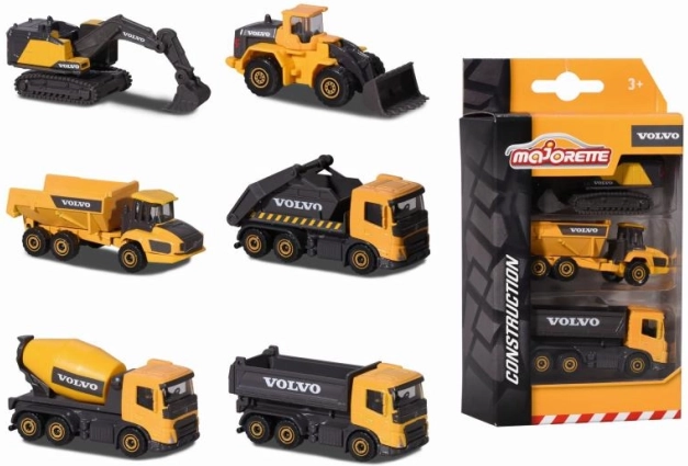 Volvo rinkinys – 3 darbo ir statybiniai automobiliai