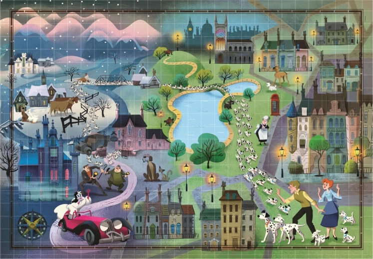 Puzzle Story Maps: 101 Dalmatians