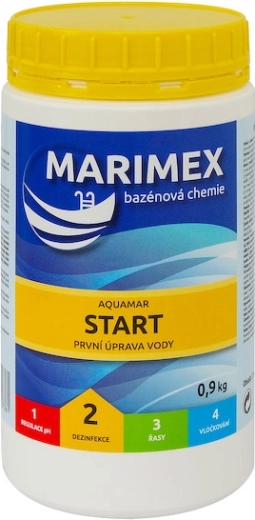 Marimex Start – fast-dissolving chlorine for pool start-up, 0.9 kg