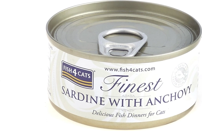 Fish4Cats canned cat food sardine with anchovies 70 g