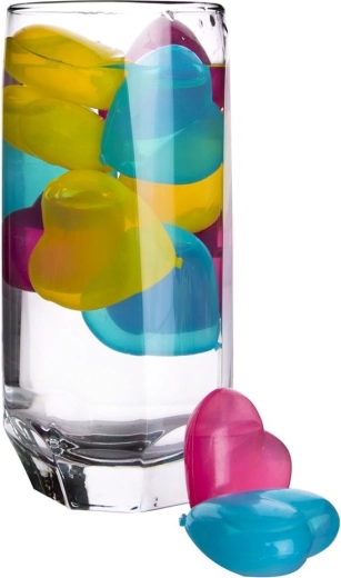 Stilinga širdelės forma ir ryškios spalvos