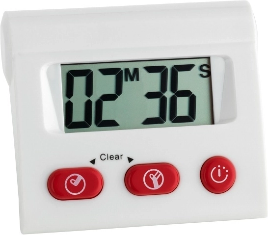 Digital timer and stopwatch with memory TFA, white
