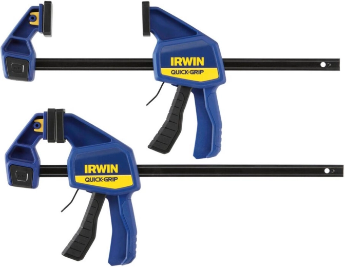 IRWIN QUICK-GRIP One-Handed Clamps 300 mm, Set of 2