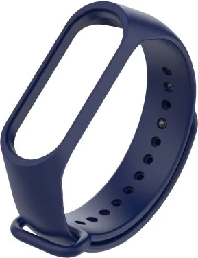 Silikoninis dirželis XIAOMI Mi Band 3/4 – jūrinė mėlyna
