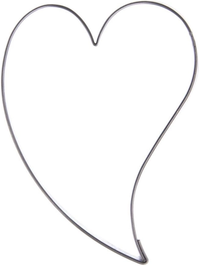 Stainless steel heart cookie cutter 3 cm