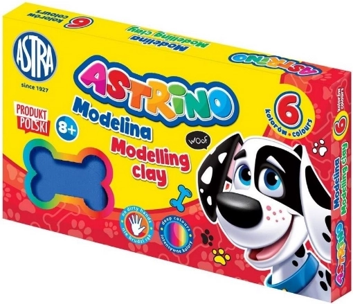 Mokyklinis modelinas 6 spalvos ASTRINO ASTRA