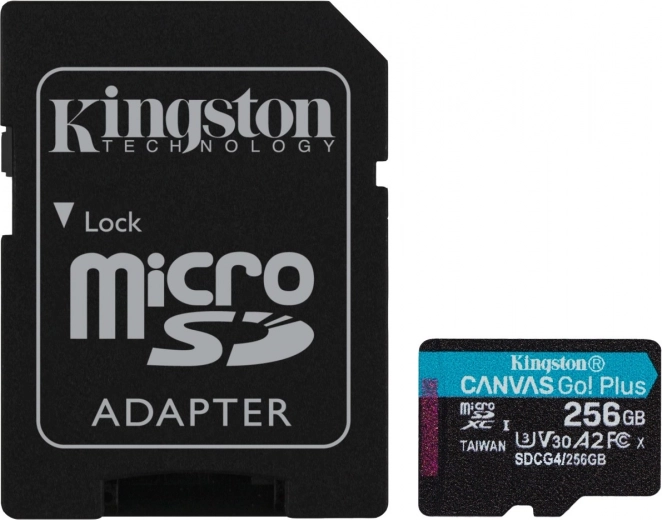 microSD kortelė Kingston Canvas Go! Plus 256GB