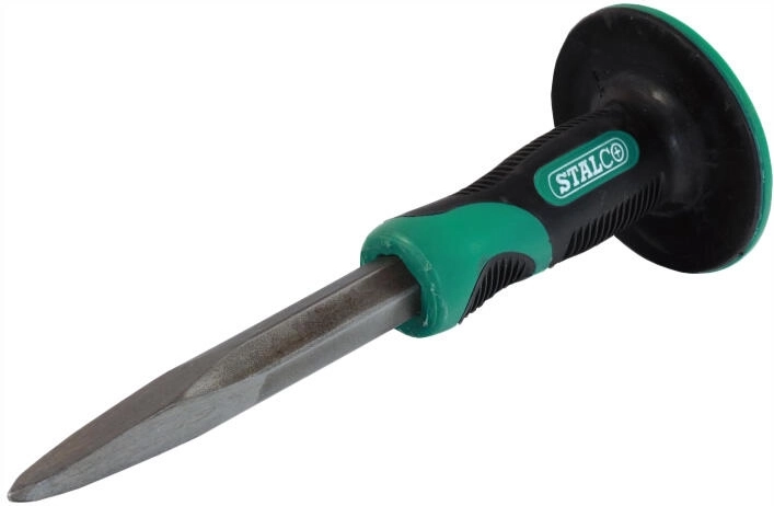Pointed chisel with PVC guard 250 mm STALCO