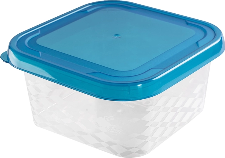 Square Food Storage Container Blue Box 1.25 l (blue)