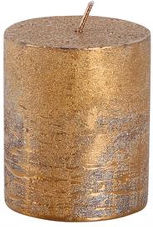 Rustic Pillar Candle PROVENCE copper 6 × 7 cm