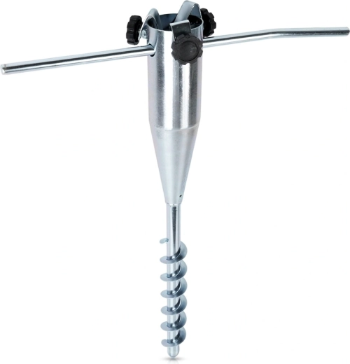 Metalinis žemės sraigtas sodo skėčiui 56 cm