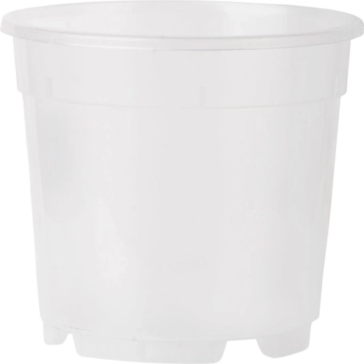 Skaidrus plastikinis vazonas orchidėjoms 17 cm, 2,3 l