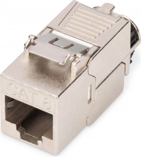 Keystone module RJ45 (8P8C) Cat 8.1 STP, shielded, tool-free, steel