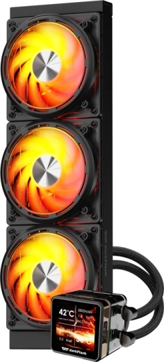 Triple-fan 360 mm AIO with quiet performance