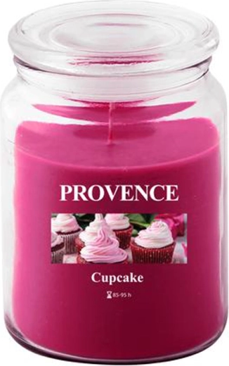 Scented glass candle PROVENCE cupcake 95 hours