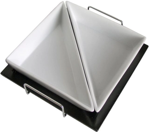 Serving set of bowls with tray Toro square