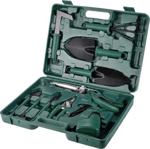 Garden tool set in a case (10 pcs) - 1 piece