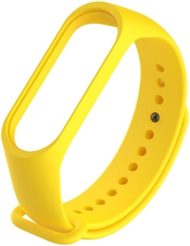 Silikoninis dirželis XIAOMI Mi Band 3/4 – geltonas