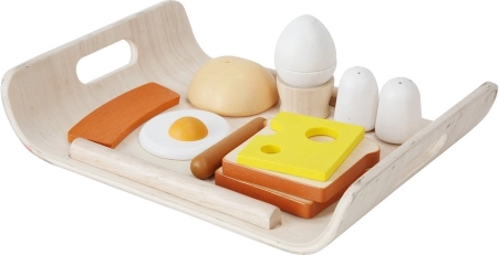 PlanToys wooden breakfast set for children