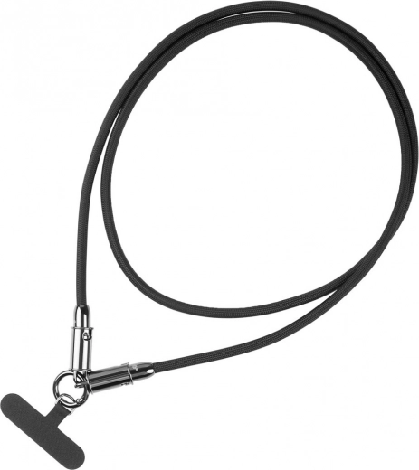 2 viename USB‑C laidas su telefono kilpa, 1 m, juodas