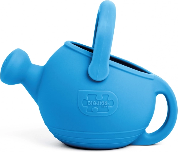 Silikoninė vaikiška laistytuvė Ocean, mėlyna – BIGJIGS Toys