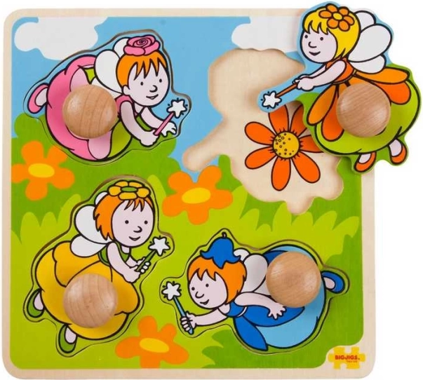 Bigjigs Toys įstatoma dėlionė „Fėjos“
