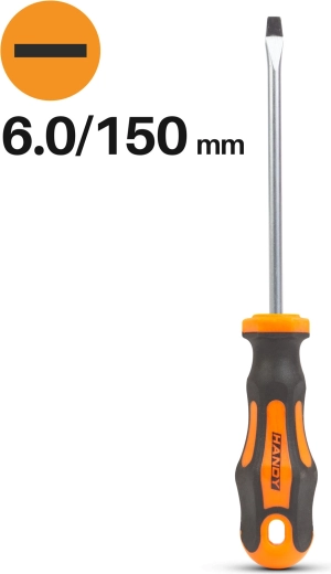 Flathead screwdriver 6.0 × 150 mm