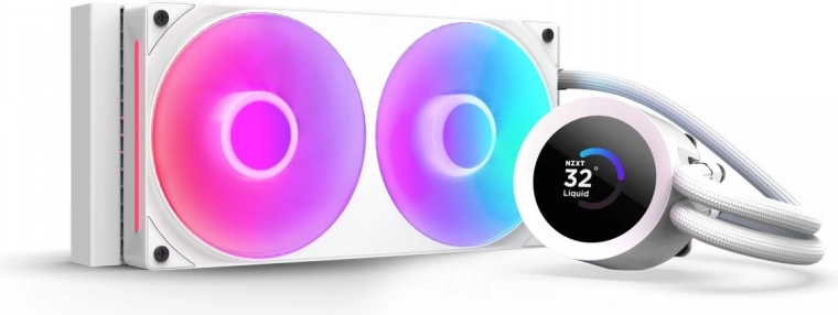 Vandens aušinimas NZXT Kraken Plus 240 RGB LCD baltas