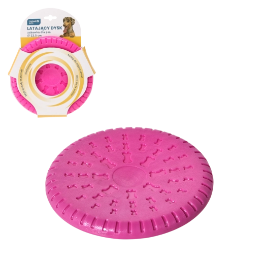 Flying dog disc 23.5 cm – orange, floating and durable