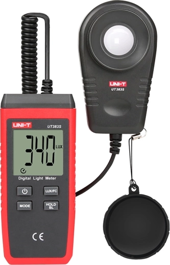 Light Meter UNI‑T UT383S digital lux meter with remote probe