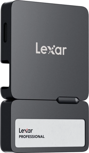 Lexar Professional SL400 Go 2 TB Portable SSD with USB‑C Hub