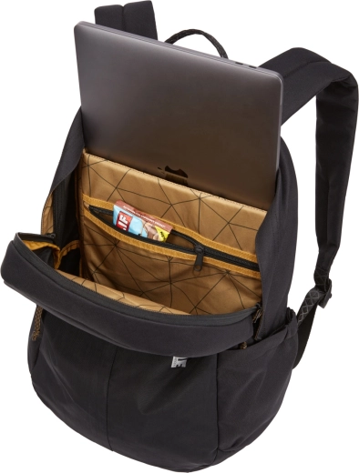 Padded compartment for a laptop