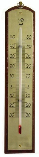 Vidaus spiritinis termometras PROVENCE – medinis, -30 iki +50 °C