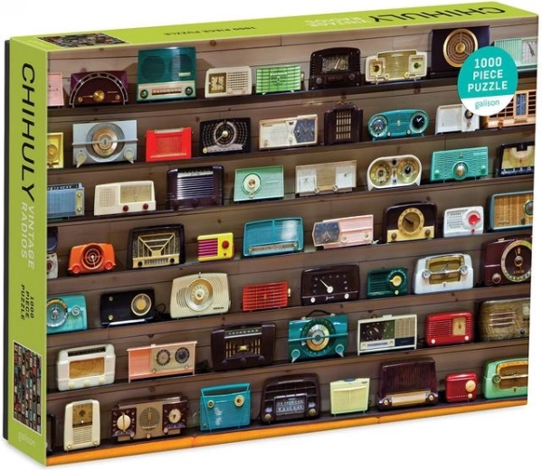 Galison Vintage Radios Puzzle 1000 Pieces