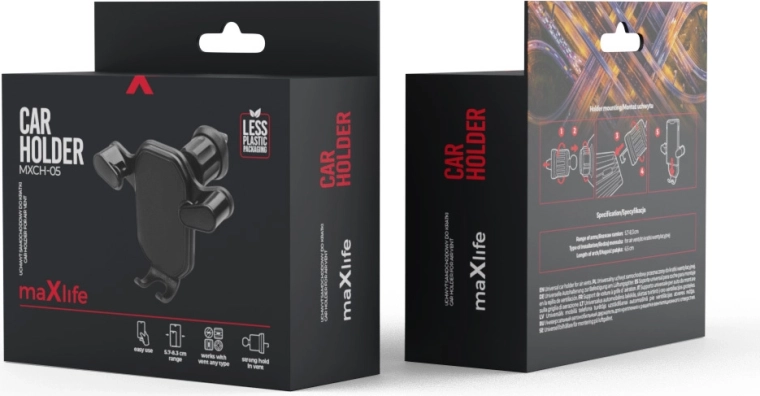 Maxlife MXCH-05 Car Vent Mount, Black