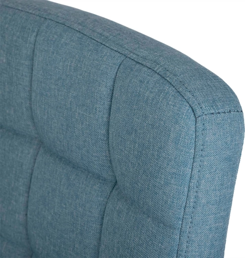 Comfortable seat and durable fabric with a knit-like texture